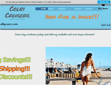 Tablet Screenshot of colbycruisers.com